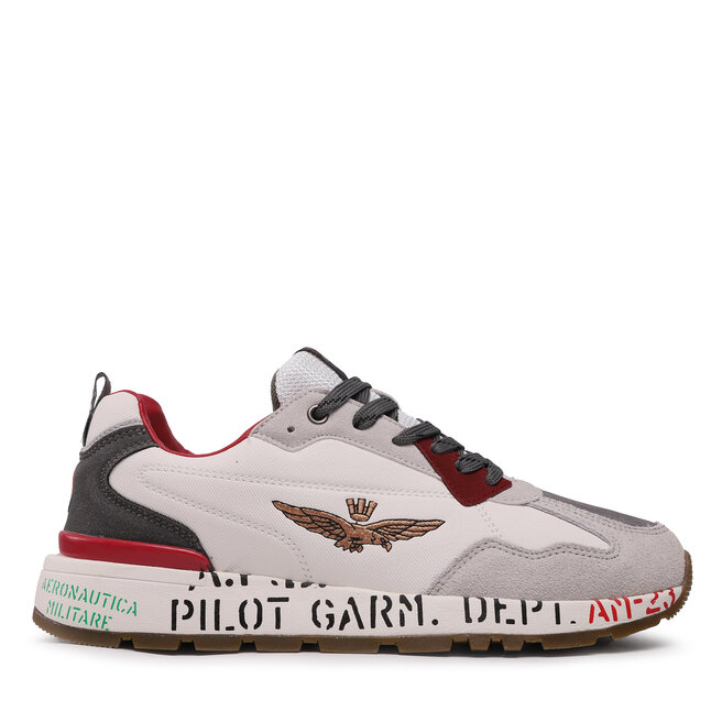 Zapatillas Aeronautica Militare 222SC214CT3059 Off White/Verde Bosco