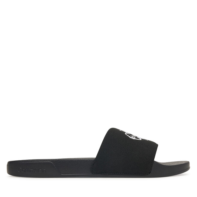 Klapki Calvin Klein Jeans Ess Slide Cv YM0YM01393 Czarny -