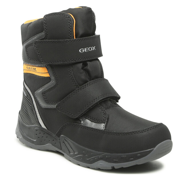 Cizme de zăpadă Geox J Sentiero B.B Abx B J26FSB 0FUCE C0054 D Black/Yellow 0FUCE imagine noua gjx.ro