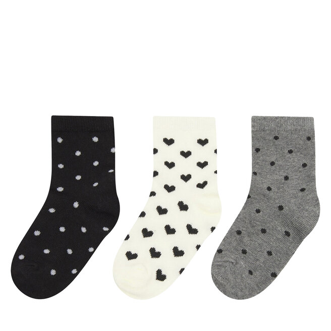 Zestaw 3 par wysokich skarpet dziecięcych Nelli Blu - (3-PACK) Kolorowy
