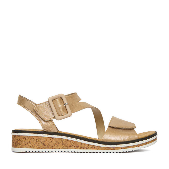 Sandały Rieker CEO-V3660-61 Złoty - kobiece