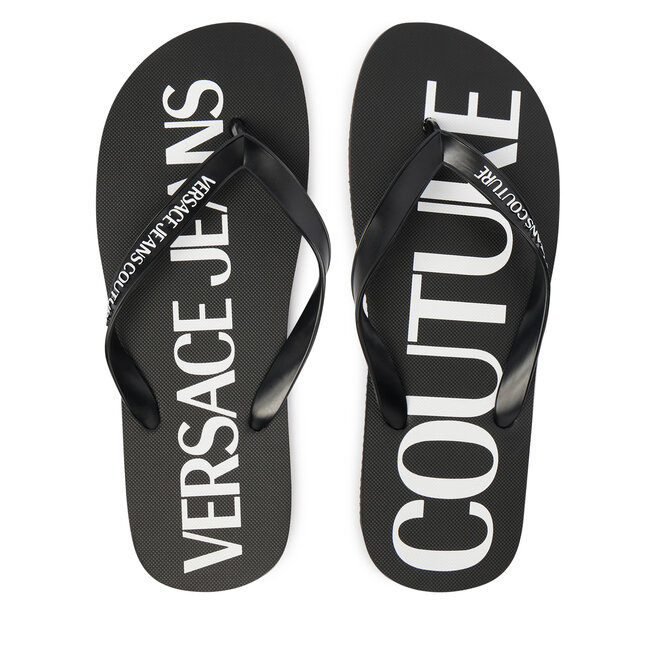 Japonki Versace Jeans Couture 80YA3SQ7 ZSS81 Czarny -