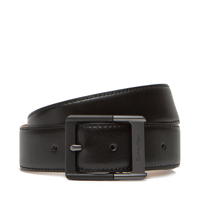 Pasek Męski Calvin Klein Classic Buckle Belt 38Mm - Czarny