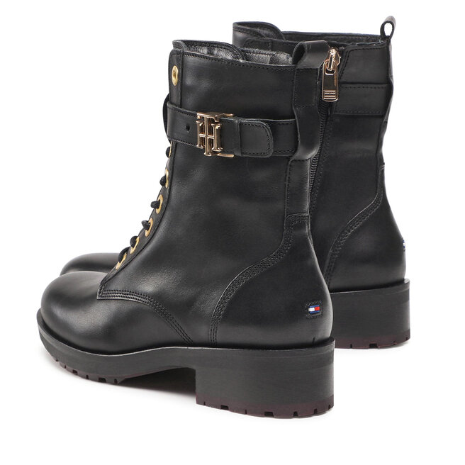 tommy hilfiger biker boots