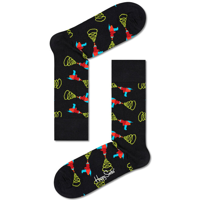 Set de 4 perechi de șosete lungi unisex Happy Socks XSPA09-0200 Colorat Colorat