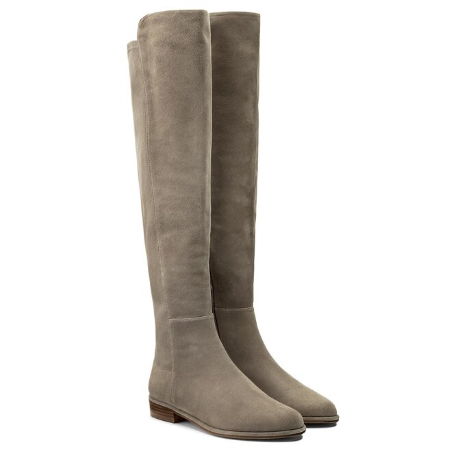 Muszkieterki Stuart Weitzman Allgood XL92898 Fossil Suede