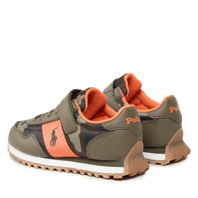 Polo Ralph Lauren Sneakers Polo Ralph Lauren RF104241 CAMO NYLON/OLIVE TUMBLED W/ DARK OLIVE PP
