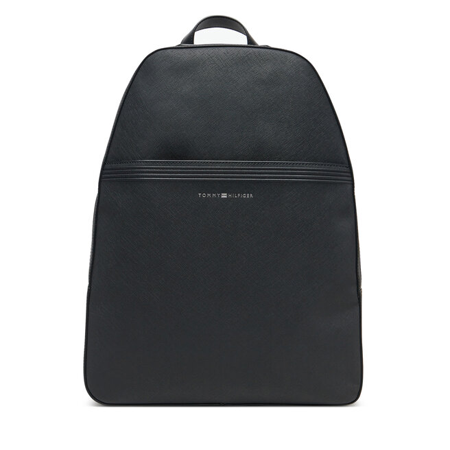 Plecak Tommy Hilfiger Th Business Leather Backpack - Czarny