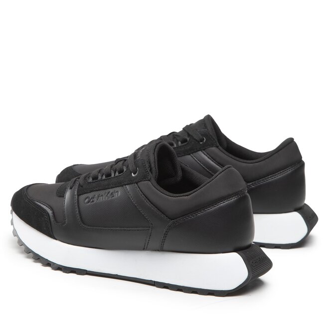 Calvin Klein Sneakers Calvin Klein Low Top Lace Up Mix HM0HM00853 Ck Black BEH