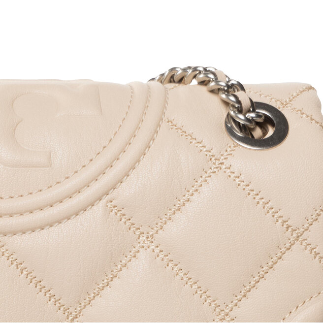 Táska Tory Burch Fleming Soft Distressed Convertible Shoulder Bag 64422 New Cream 122 ecipo.hu
