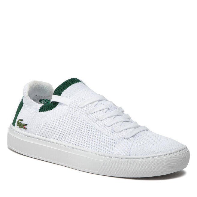 Lacoste Textilskor Lacoste La Piquee Nu 0722 1 Cma 7-43CMA0014082 Wht/Grn