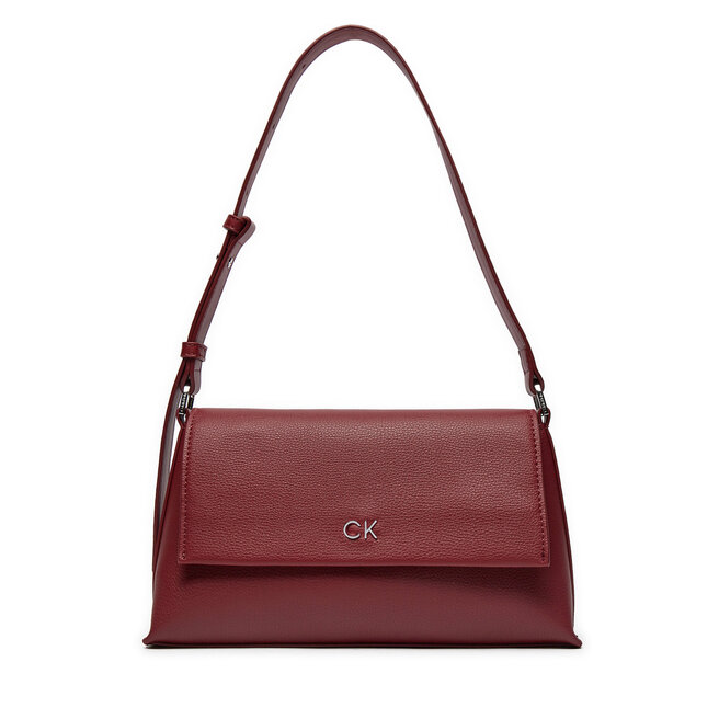 Torebka Calvin Klein Ck Daily Shoulder Bag Pebble K60K612139 Bordowy -