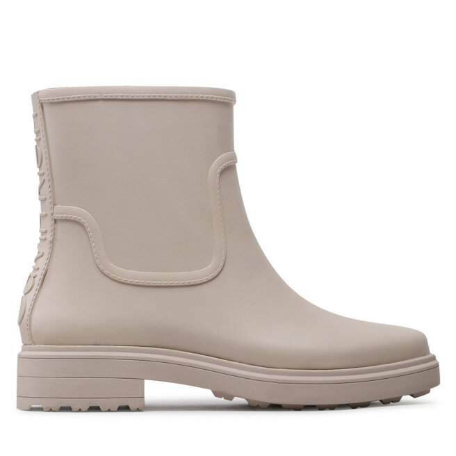 Calvin Klein Holínky Calvin Klein Rain Boot HW0HW01301 Dk Ecru PC4
