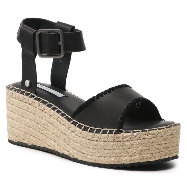 Espadrile Pepe Jeans Witney Indie PLS90554 Black 999 999 imagine noua gjx.ro