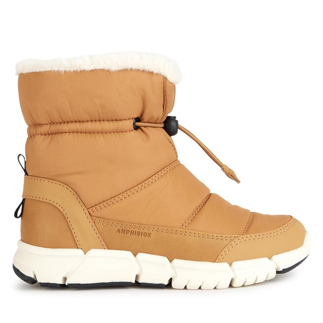 Śniegowce Geox J Flexyper Girl B Ab J36APB 0FUME - D Żółty