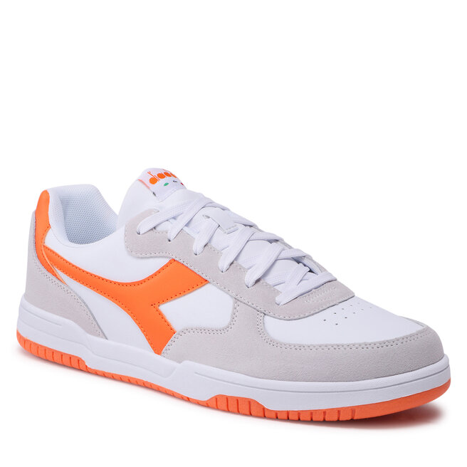Sneakers Diadora Raptor Low Sl 101.178325 01 C4124 White/Orange Vibrant 101.178325 imagine noua