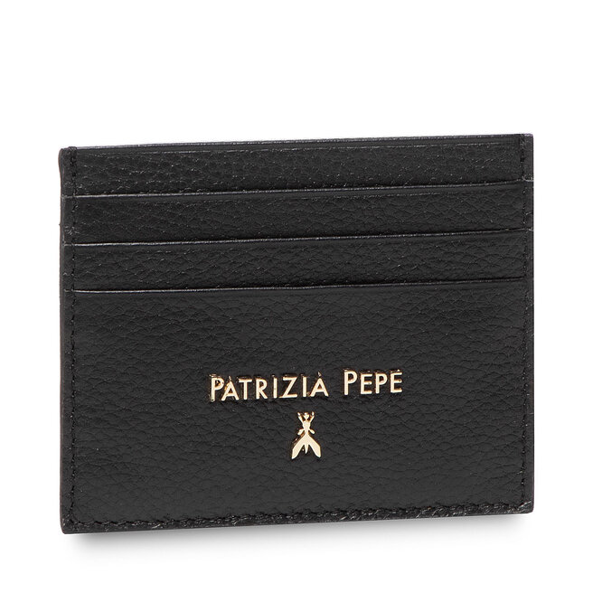 Etui na karty kredytowe Patrizia Pepe - Czarny