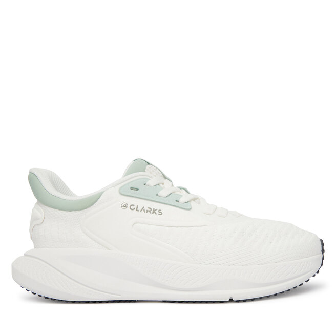 Sneakersy Clarks Pace Move. 26186459 Biały - kobiece