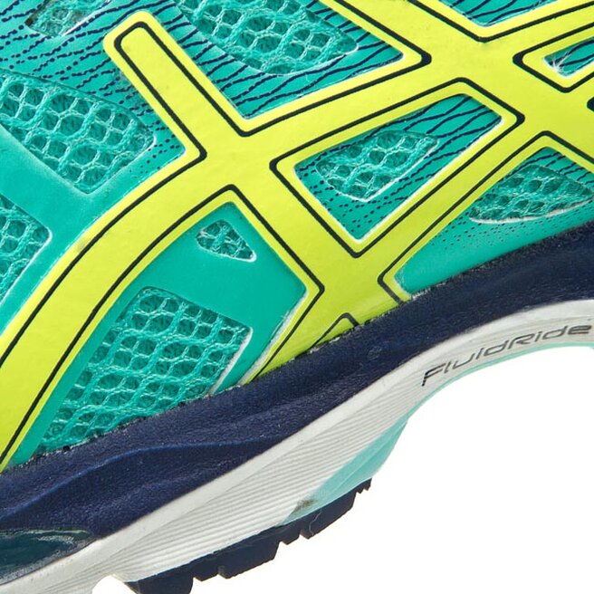 Chaussures Asics Gel Cumulus 17 T5D8N Aqua Mint Flash Yellow Navy