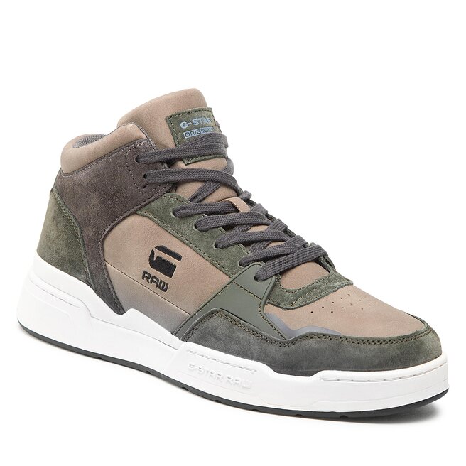 Sneakers G-Star Raw Attaacc Mid Blk M 2242 040716 Olv/Tpe 040716