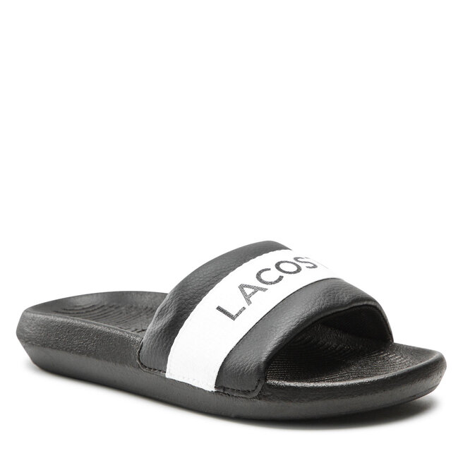 Ciabatte Lacoste Croco Slide 0721 1 Cfa 7 41CFA0011312 Blk Wht