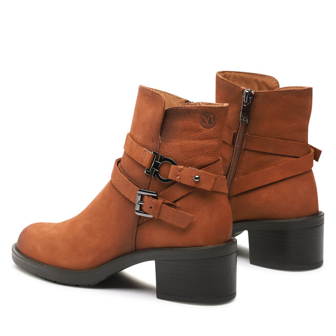 bottines caprice marron