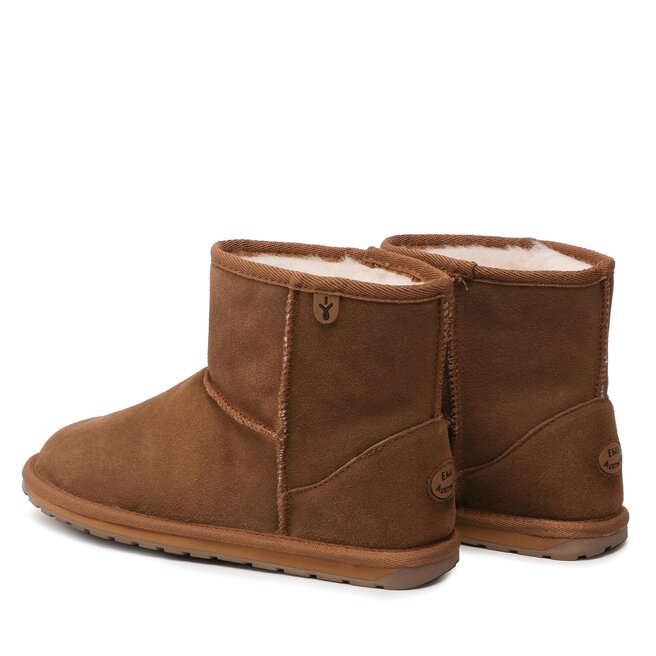 EMU Australia Boty EMU Australia Wallaby Mini Teens T10103 Chestnut