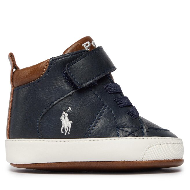 Trzewiki Polo Ralph Lauren Burnished - Granatowy