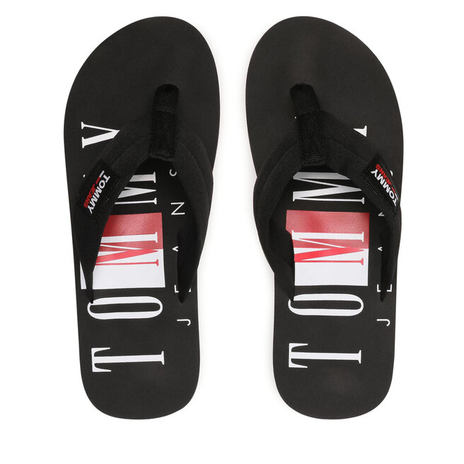 Tommy Jeans Flip-flops Tommy Jeans Beach Sandal EM0EM00691 Black BDS