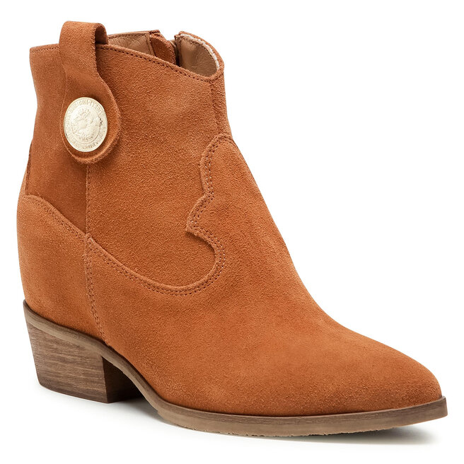 Botine R.Polański 1214 Rudy Zamsz