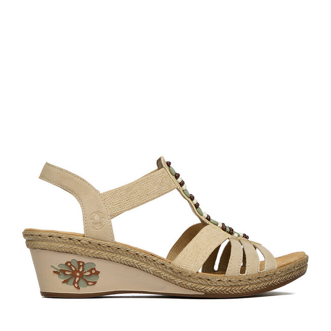 Sandały Rieker CEO-V2451-62 Beżowy - kobiece