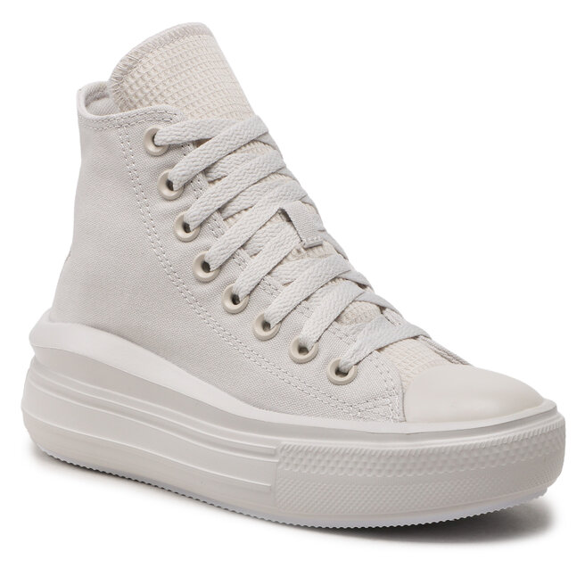 Teniși Converse Ctas Move Hi A04185C Pale Putty/White A04185C imagine super redus 2022