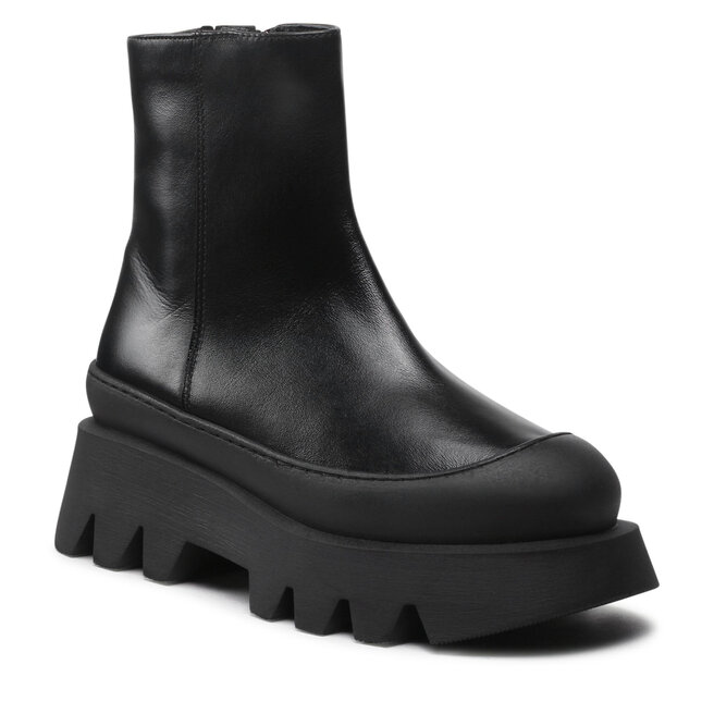Botine Solo Femme 14701-01-N33/000-52-00 Negru 14701-01-N33/000-52-00 imagine noua gjx.ro