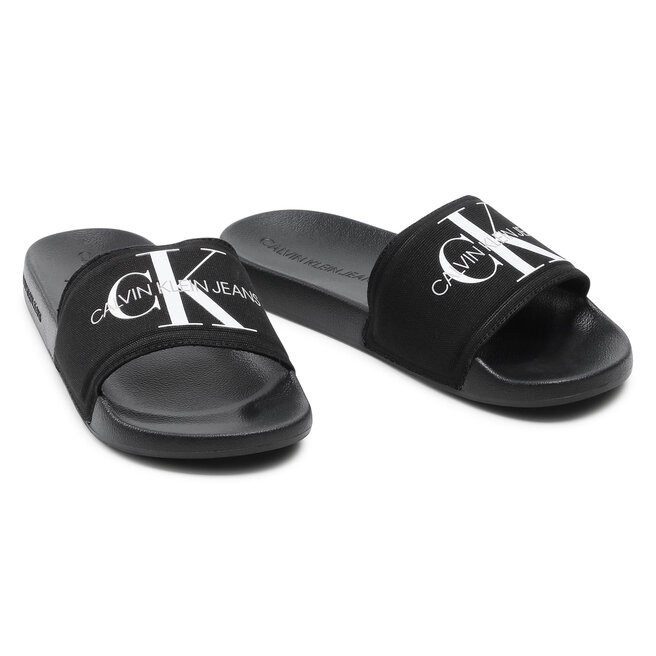 Calvin Klein Jeans Ciabatte Calvin Klein Jeans Slide Monogram Co YM0YM00061 Black BDS