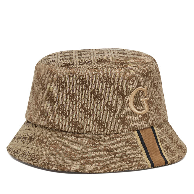 Kapelusz Guess Bucket AM9496 - Brązowy