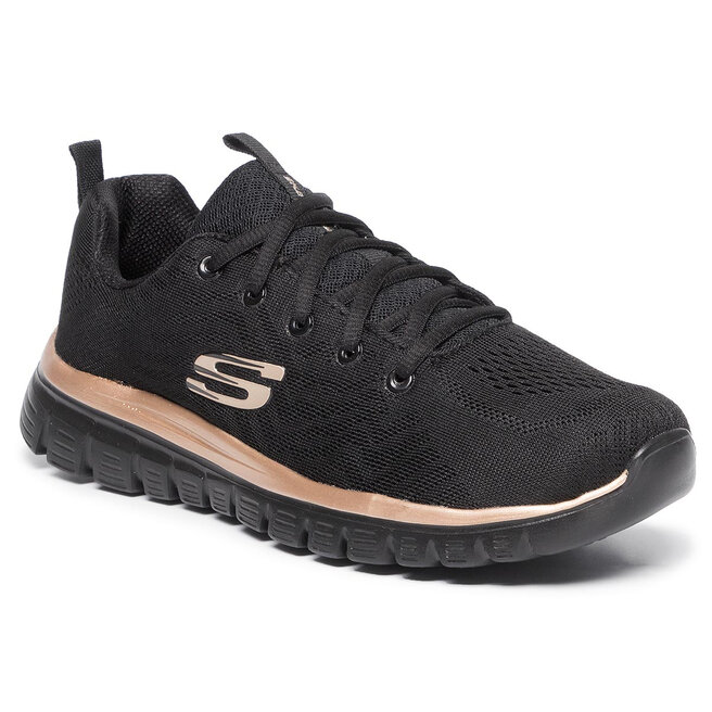 Παπούτσια Skechers Get Connected 12615/BKRG Black/Rose Gold
