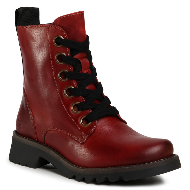 Fly london red boots sale
