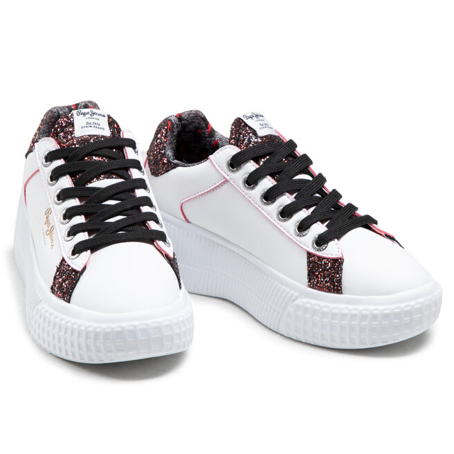 Снікерcи Pepe Jeans Neal Edge PLS31055 White 800 • Eobuv.com.ua