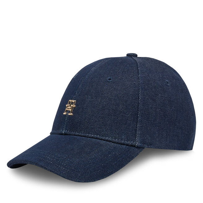 Czapka z daszkiem Tommy Hilfiger Elevated Chic Denim - Granatowy
