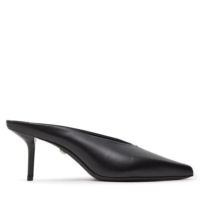 Klapki Max Mara Mmmulecalf - Czarny