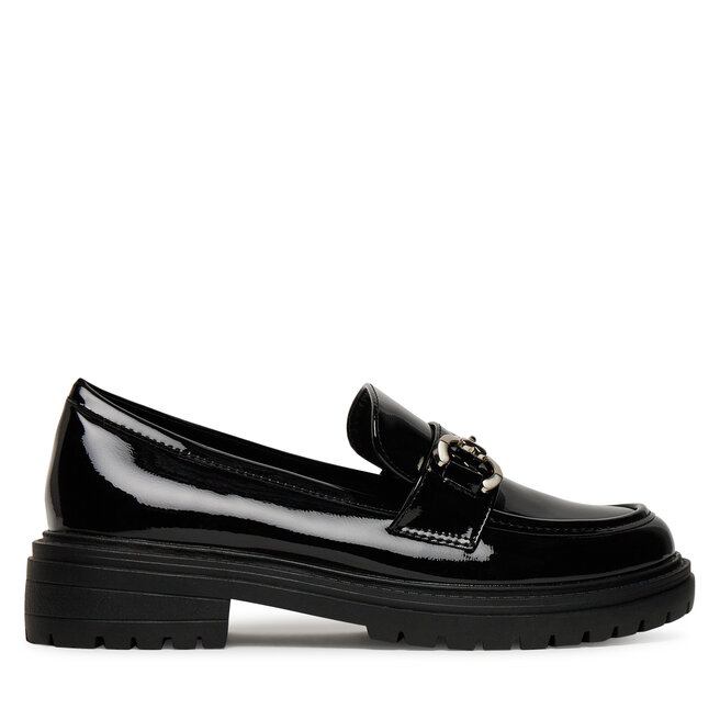 Loafersy DeeZee 8-405-2 Czarny - kobiece