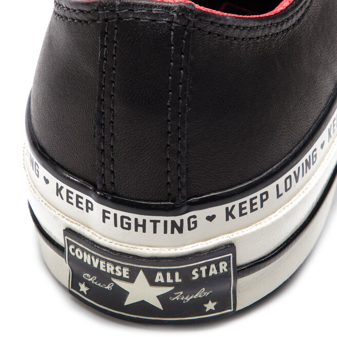 Sneakers aus Stoff Converse Chuck 70 Ox 563473C Black Sedona Red