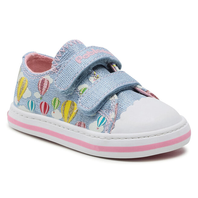 Pablosky 334520, Sneakers Basses Mixte Enfant, Bleu (Azul Azul), 24 EU