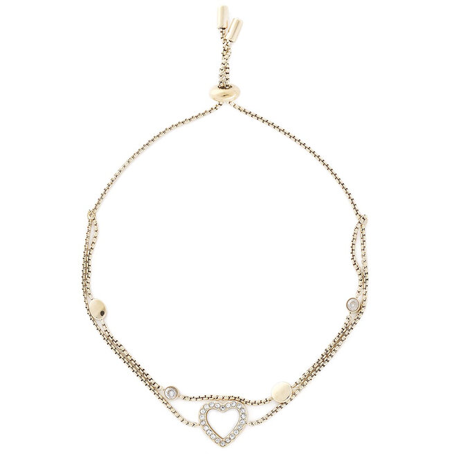 Fossil Βραχιόλι Fossil Elegant Hearts JF03216710 Gold