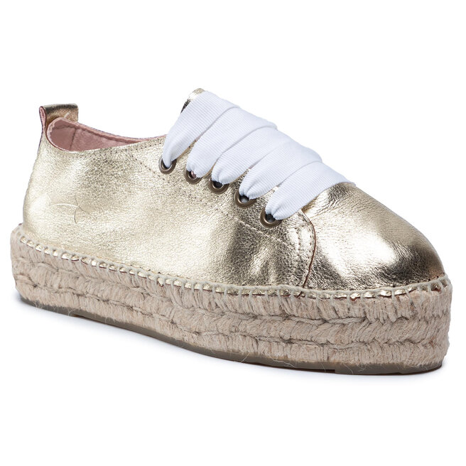 Espadrile Manebi Sneakers D R 1.1 E0 Gold Metallic 1.1 imagine noua gjx.ro