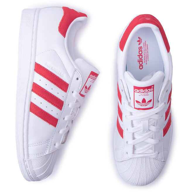 Pantofi adidas Superstar EE9237 Ftwwht Actred Ftwwht epantofi.ro