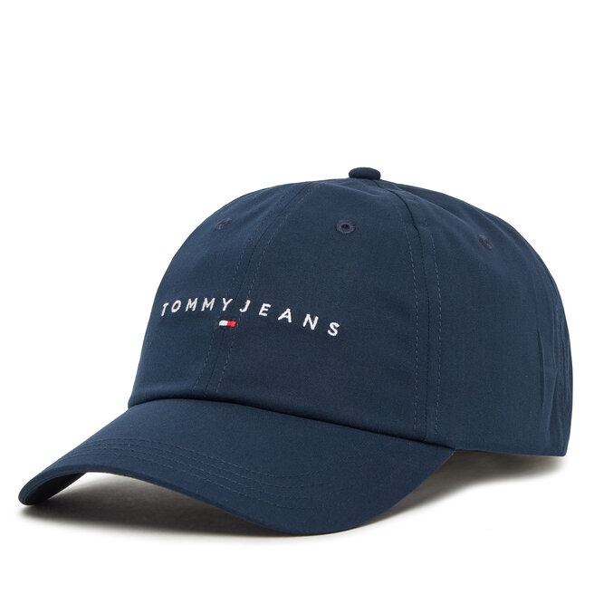 Czapka z daszkiem Tommy Jeans Logo 6 Panel Cap - Granatowy