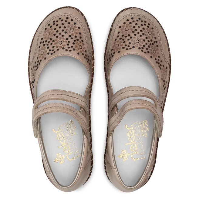 Rieker Félcipő Rieker 44875-60 Beige 1