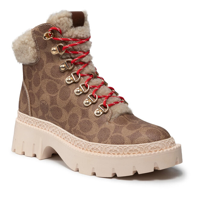 Botas Coach Janel Signature Boot C5879 TN2 Tan zapatos.es