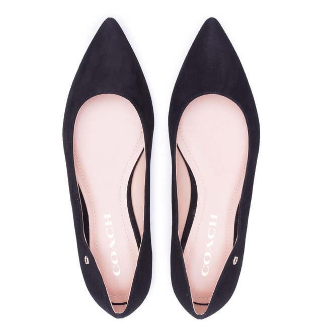 Coach Balerini Coach Vierra Suede Skimmer G5224 1100148 Black